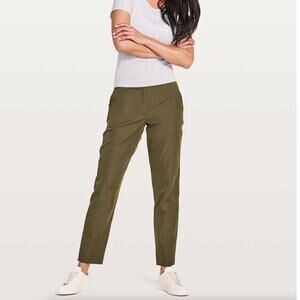 LULULEMON City Trek Trouser *28" Military Green {HH16}